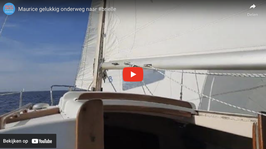 Maurice onderweg naar Brielle