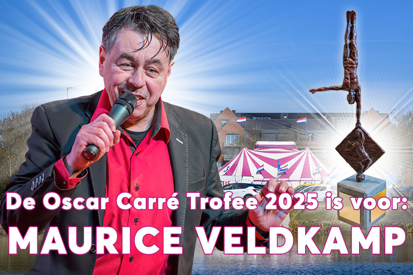 Maurice Veldkamp krijg Oscar Carré Trofee