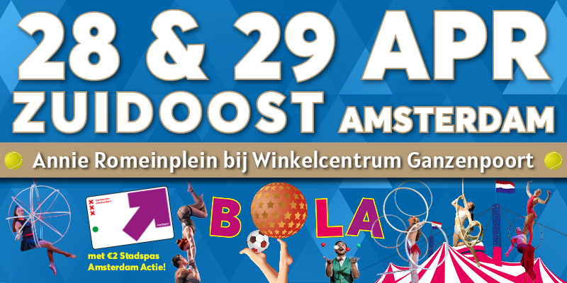 Magic Circus in Amsterdam Zuidoost, Annie Romeinplein 2026
